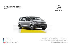 Catalogue Opel à Cogolin | Opel Vivaro Combi- | 14/09/2023 - 14/09/2024