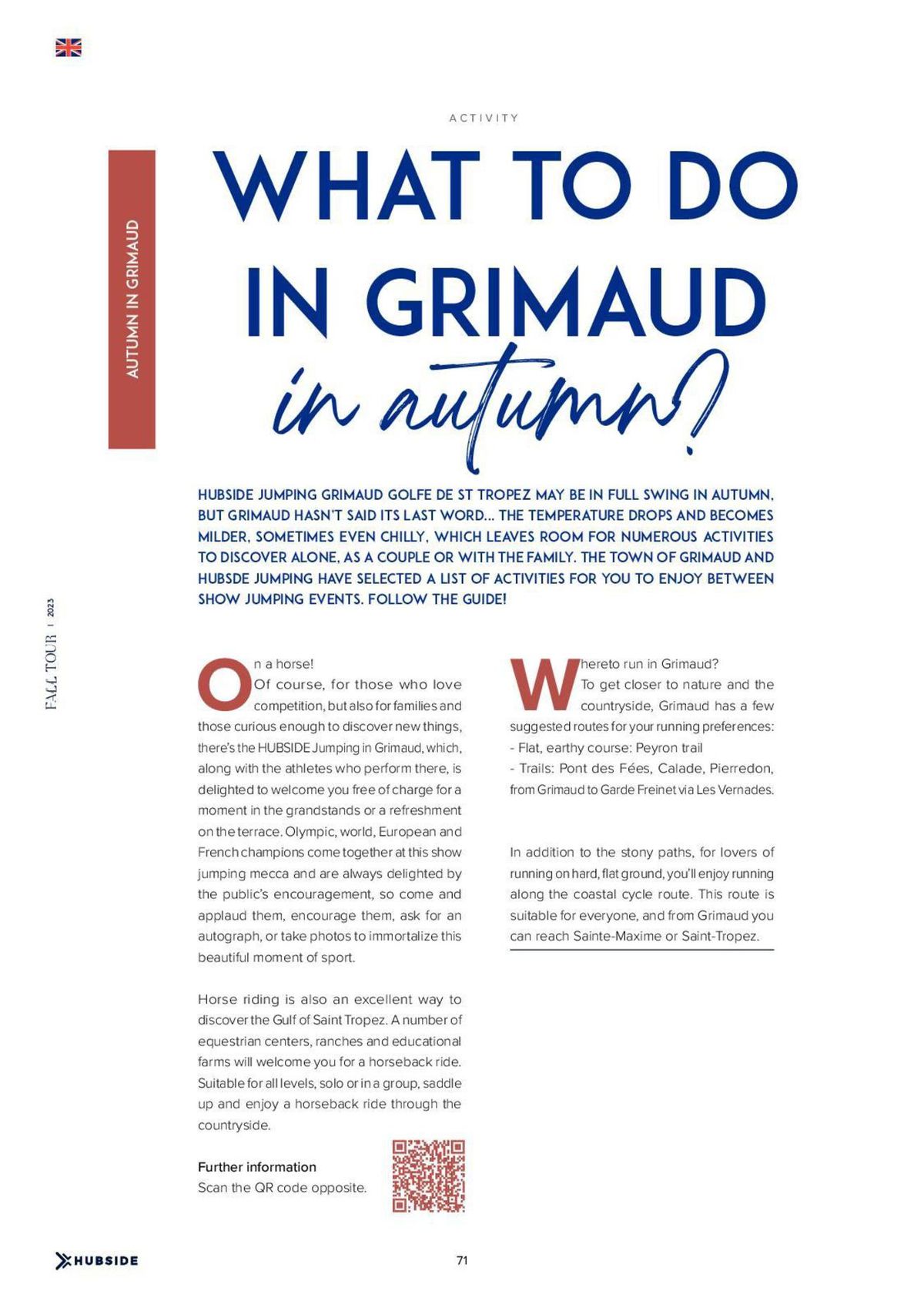 Catalogue Magazine jumping Grimaud Fall Tour 2023, page 00073