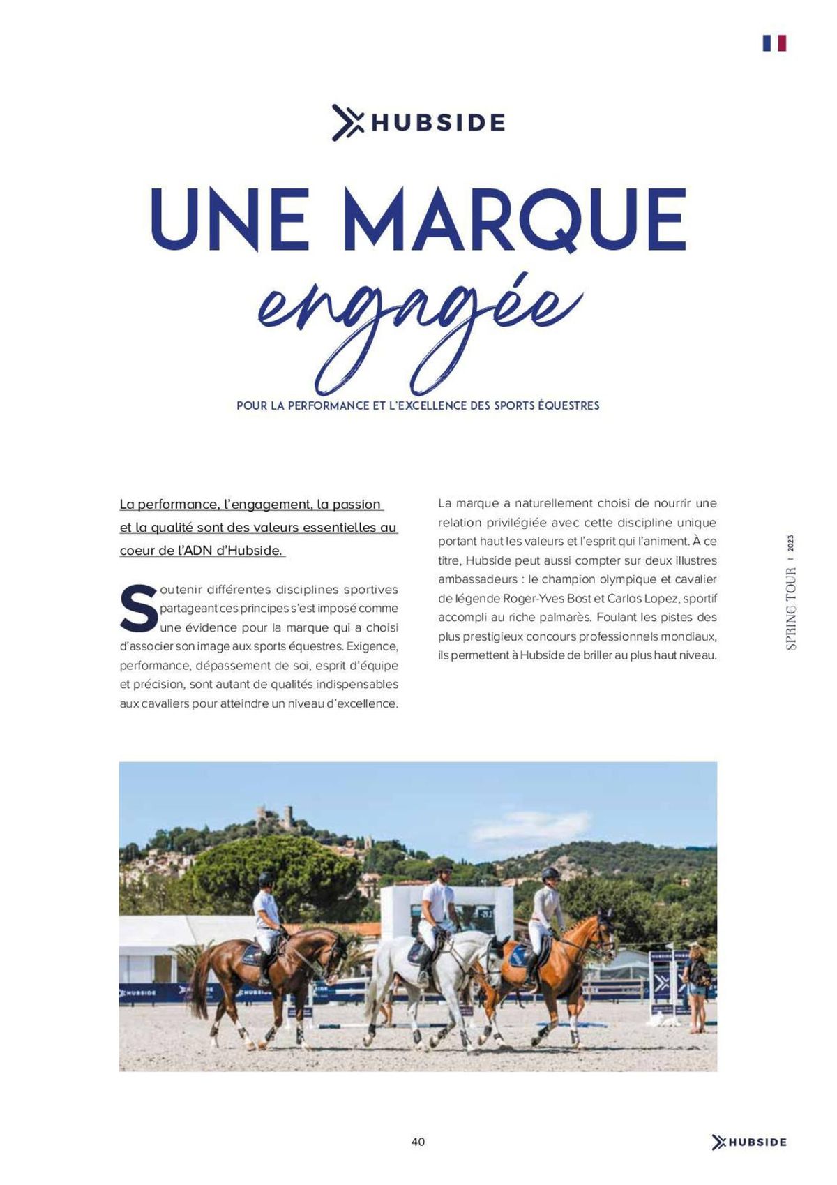 Catalogue Magazine HUBSIDE jumping Grimaud Spring Tour 2023, page 00039