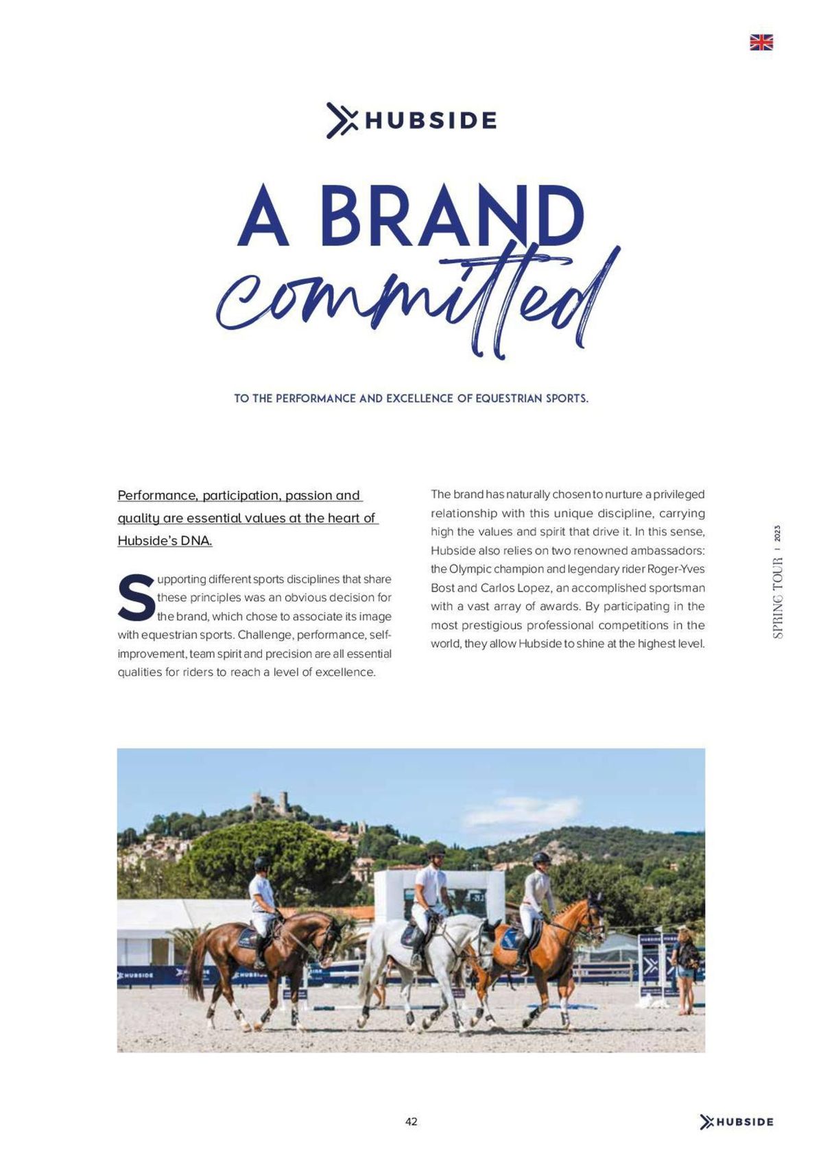 Catalogue Magazine HUBSIDE jumping Grimaud Spring Tour 2023, page 00041