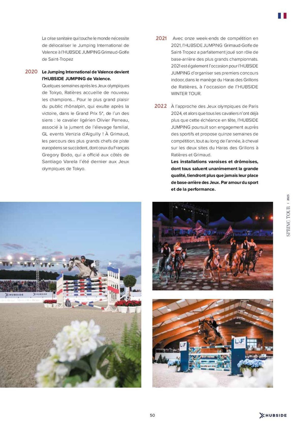 Catalogue Magazine HUBSIDE jumping Grimaud Spring Tour 2023, page 00050