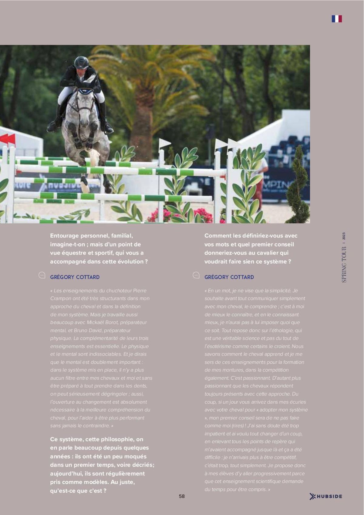 Catalogue Magazine HUBSIDE jumping Grimaud Spring Tour 2023, page 00059