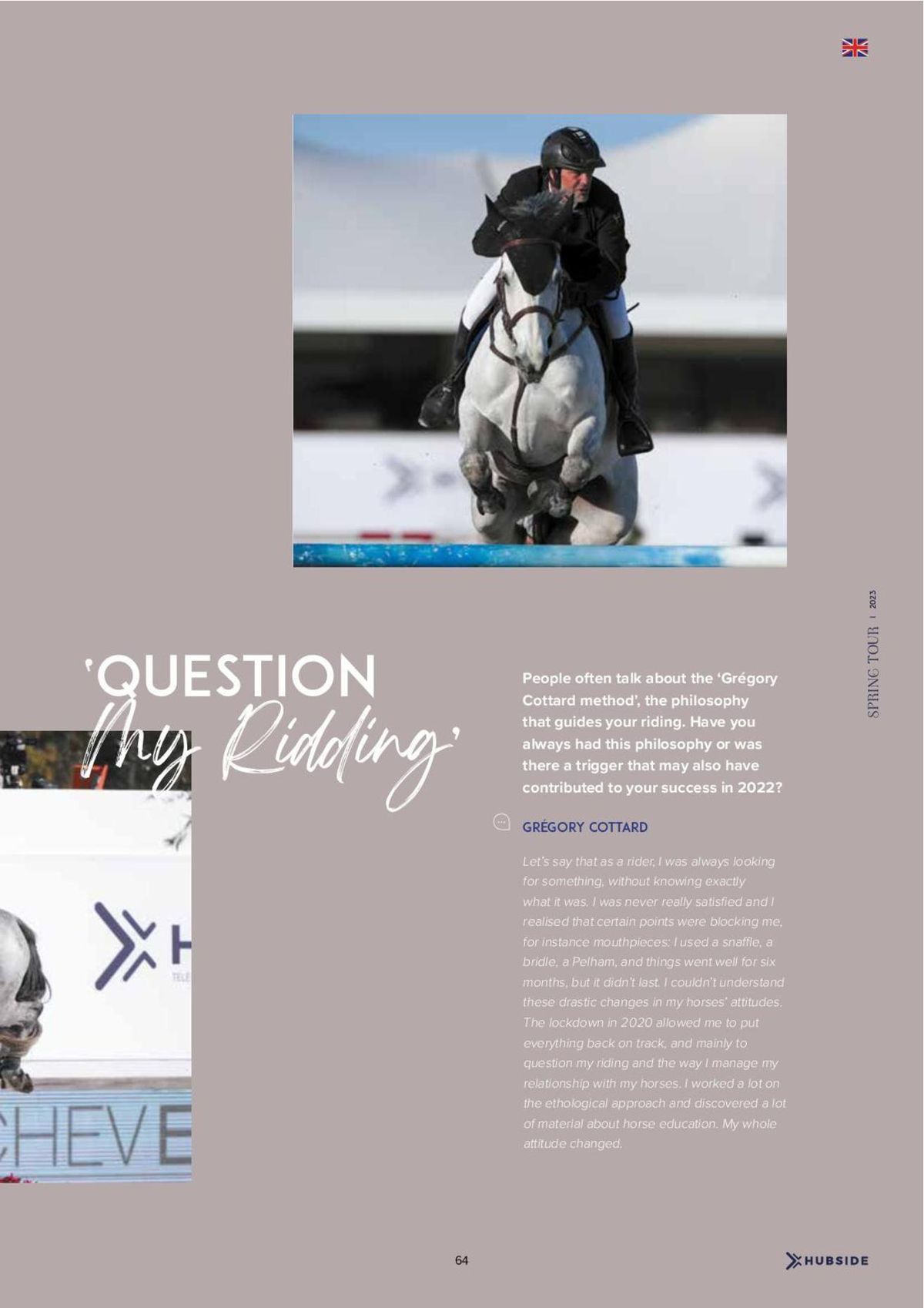 Catalogue Magazine HUBSIDE jumping Grimaud Spring Tour 2023, page 00065