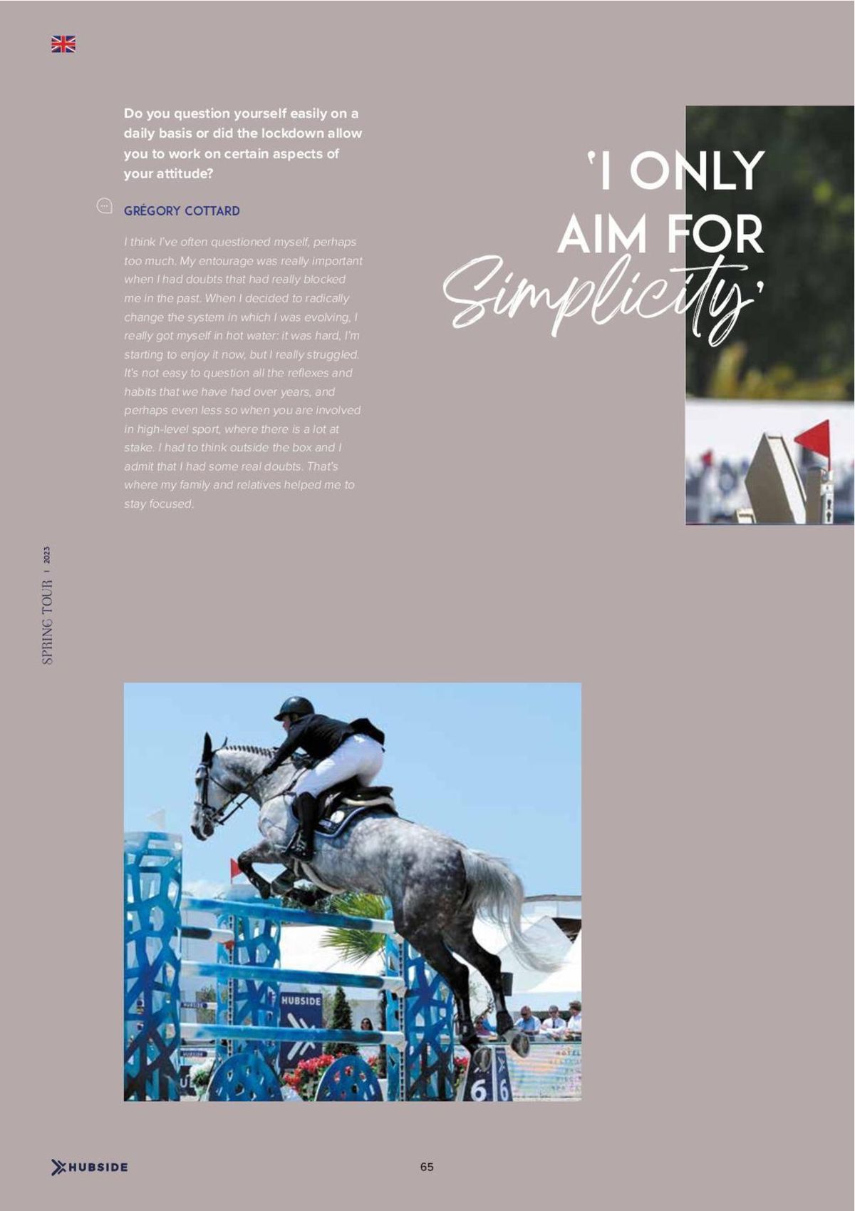 Catalogue Magazine HUBSIDE jumping Grimaud Spring Tour 2023, page 00066