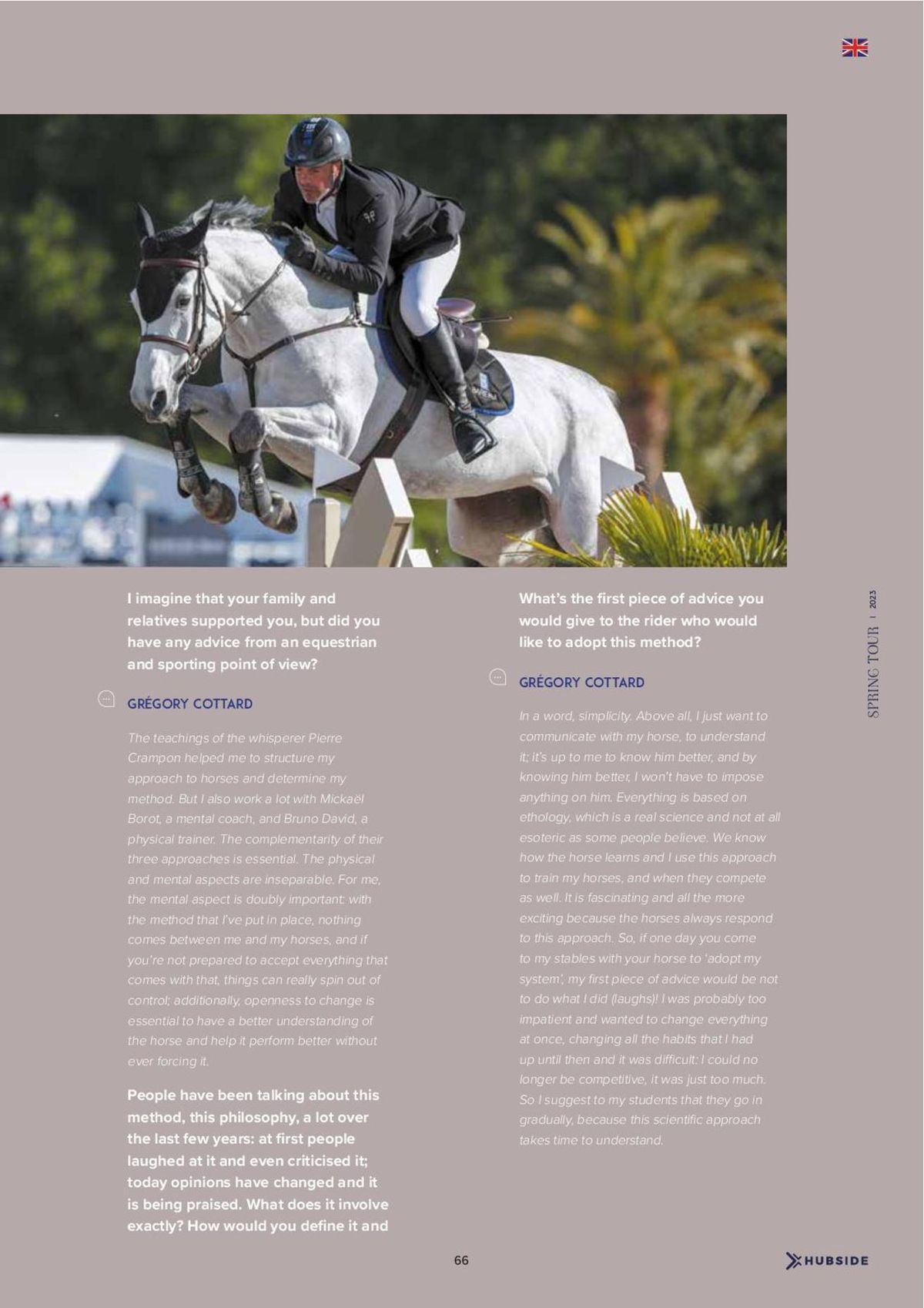 Catalogue Magazine HUBSIDE jumping Grimaud Spring Tour 2023, page 00068