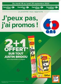 Catalogue Carrefour Contact | J'peux pas , j'ai promos ! | 19/09/2023 - 25/09/2023