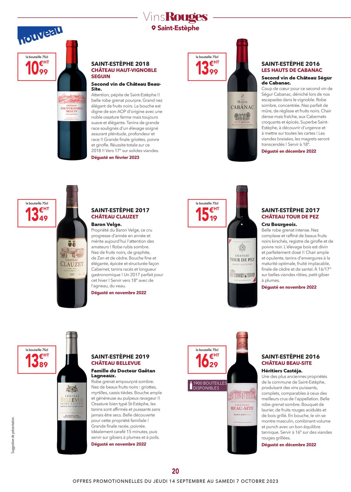 Catalogue GUIDE DES VINS (NATIONAL), page 00020