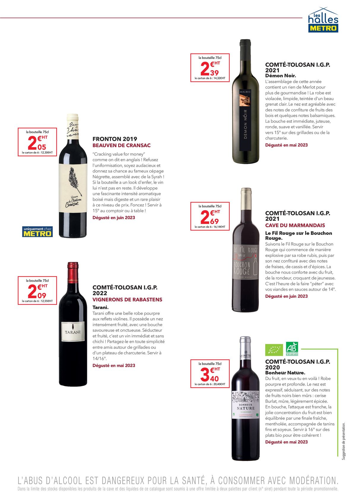 Catalogue GUIDE DES VINS (NATIONAL), page 00023