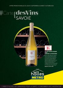 Catalogue Metro à Paris | GUIDE-VINS-SAVOIE | 15/09/2023 - 07/10/2023