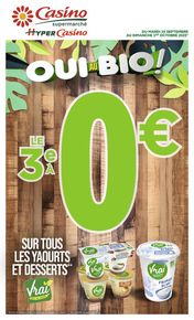 Catalogue Casino Supermarchés à Marseille | OUI AU BIO ! | 19/09/2023 - 01/10/2023