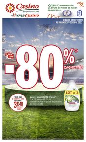 Catalogue Casino Supermarchés à Nice | -80% CAGNOTTES | 19/09/2023 - 01/10/2023