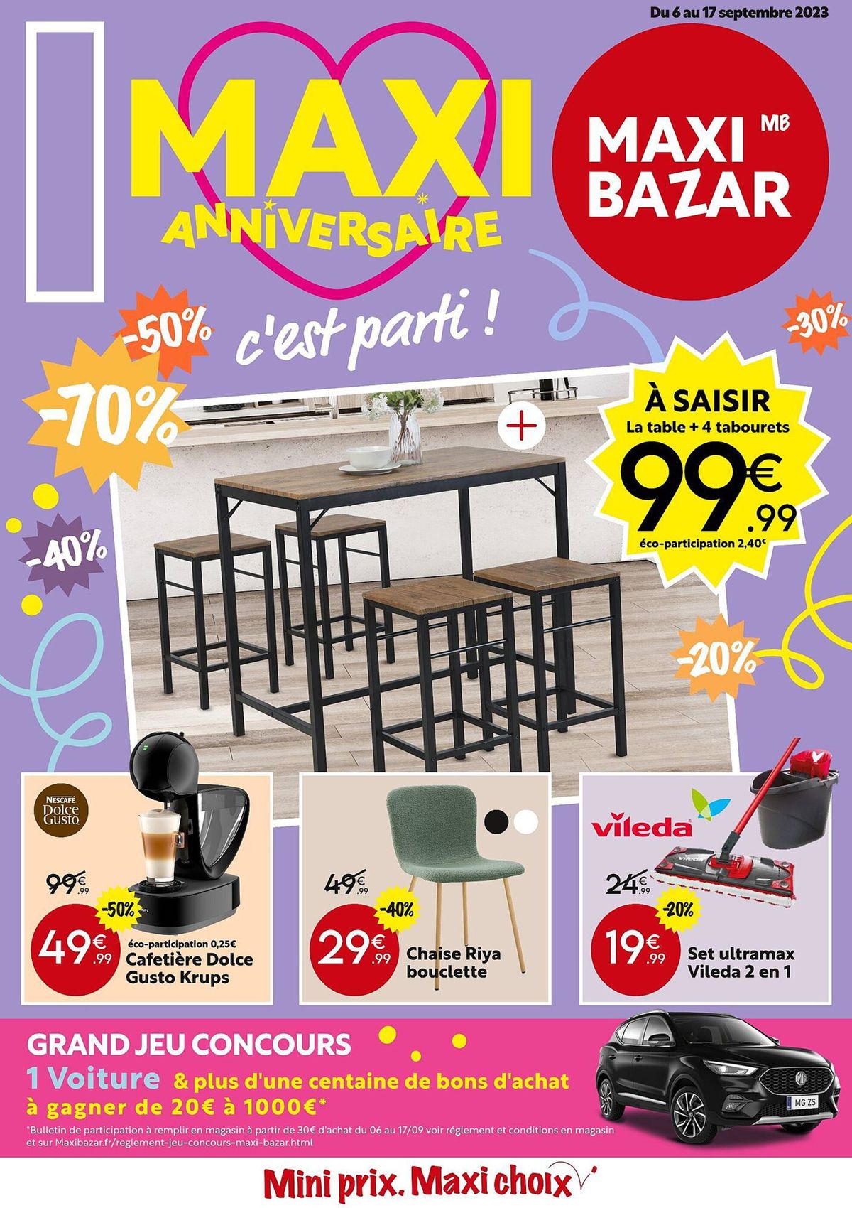 Catalogue Maxi anniversaire, page 00001