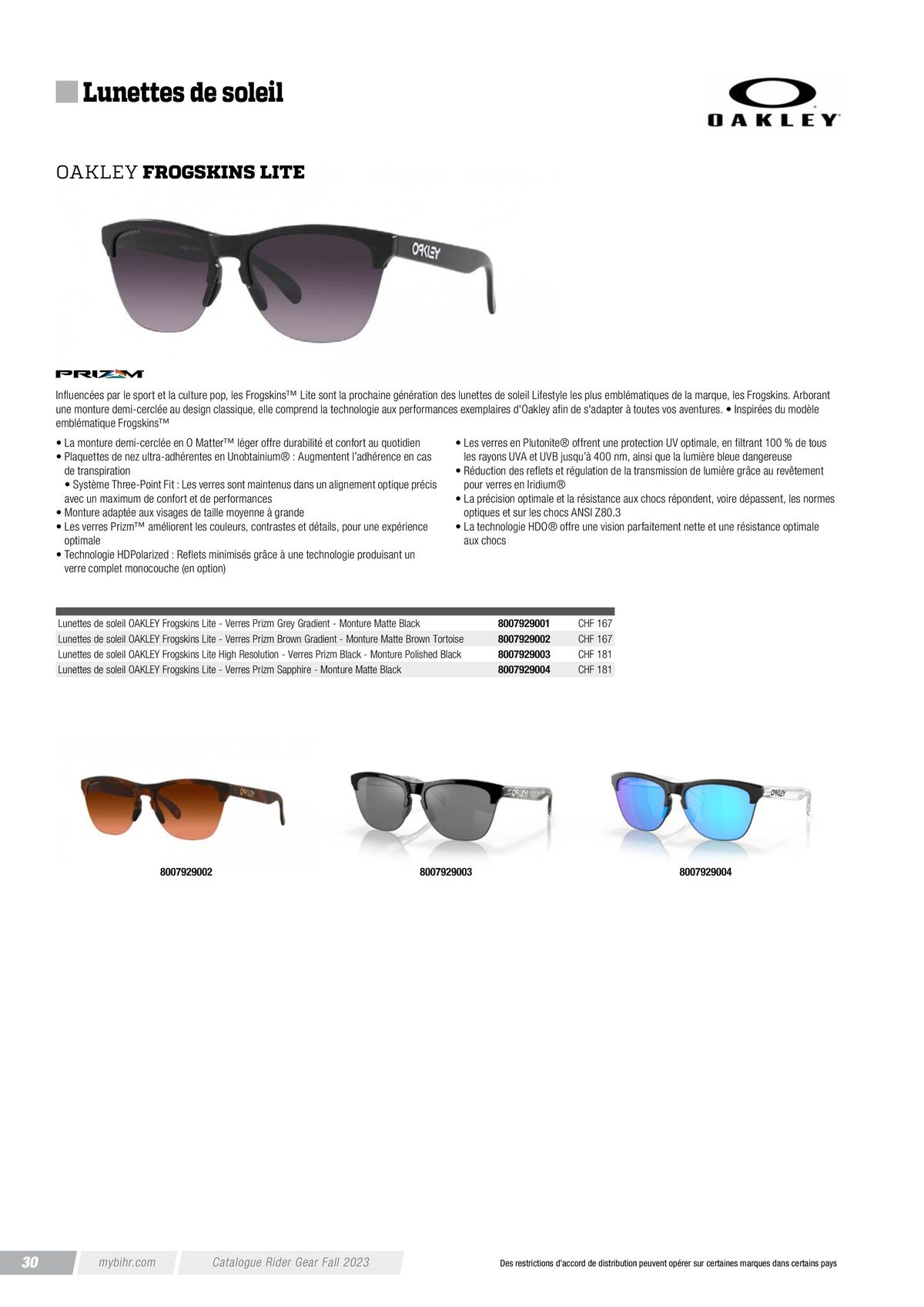 Catalogue OAKLEY 2023, page 00032