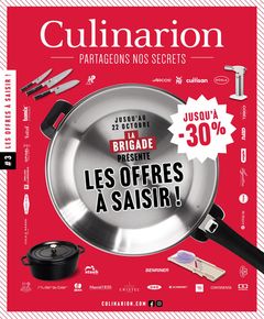 Catalogue Culinarion à Noisy-le-Grand | Les offres à saisir | 21/09/2023 - 22/10/2023