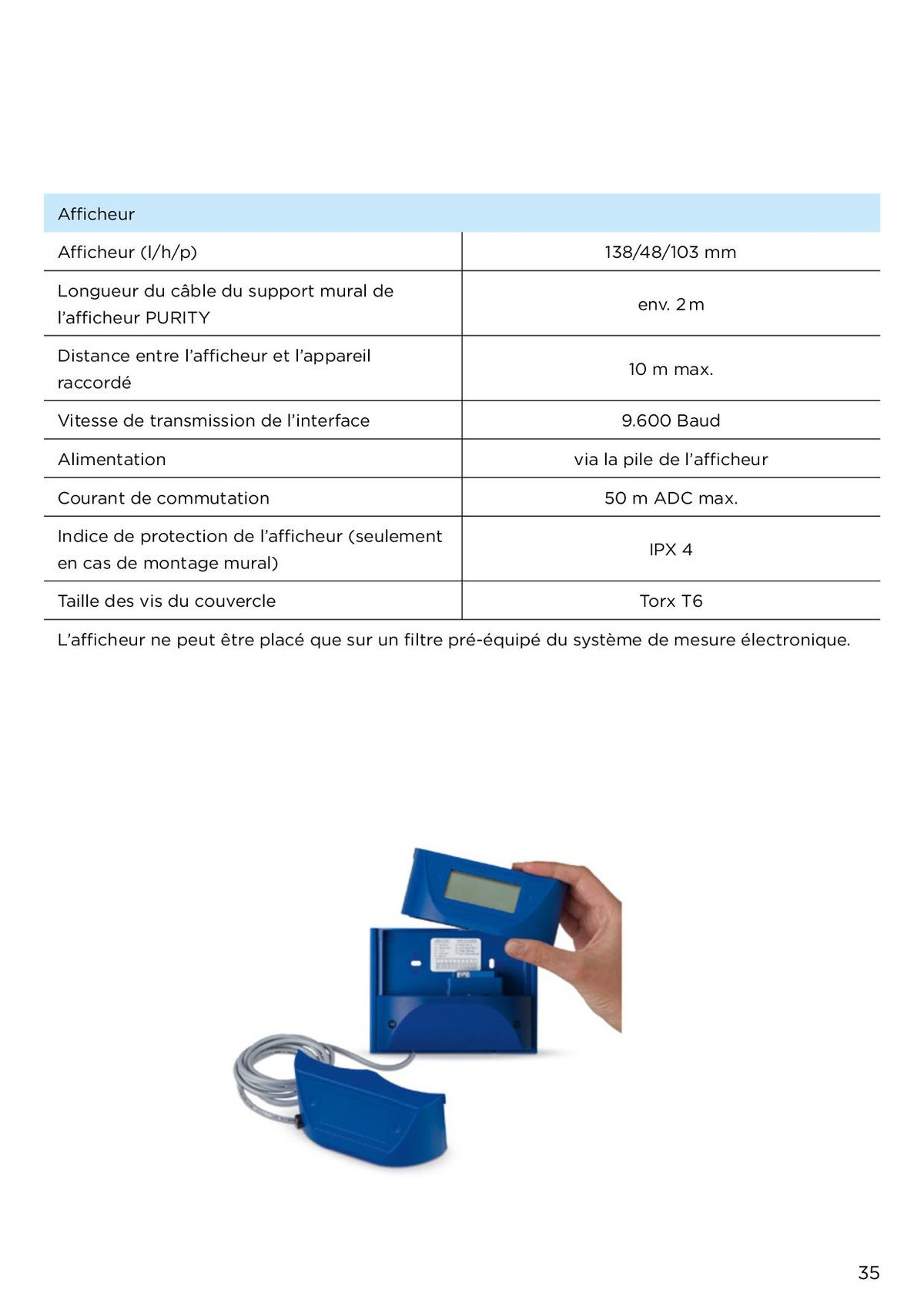 Catalogue Des solutions professionnelles pour une eau optimale, page 00035