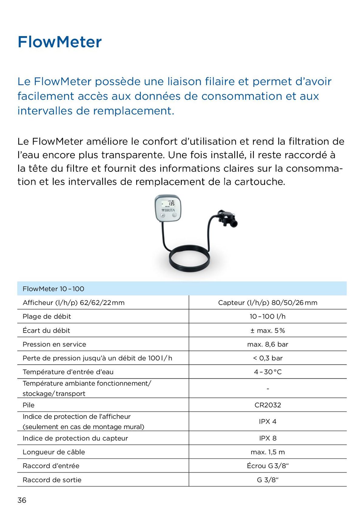 Catalogue Des solutions professionnelles pour une eau optimale, page 00036