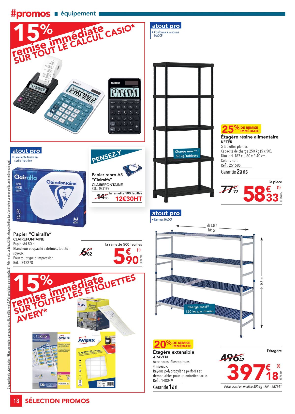 Catalogue SELECTION-PROMO-EQUIPEMENT, page 00018