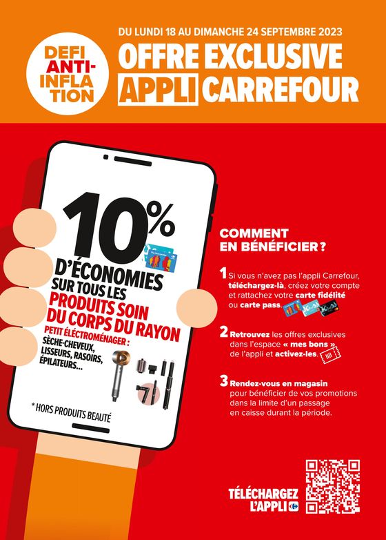 Offres Exclusive Appli Carrefour