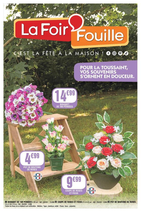 Catalogue La Foir'Fouille | C'est la fête à la maison! | 18/09/2023 - 30/09/2023