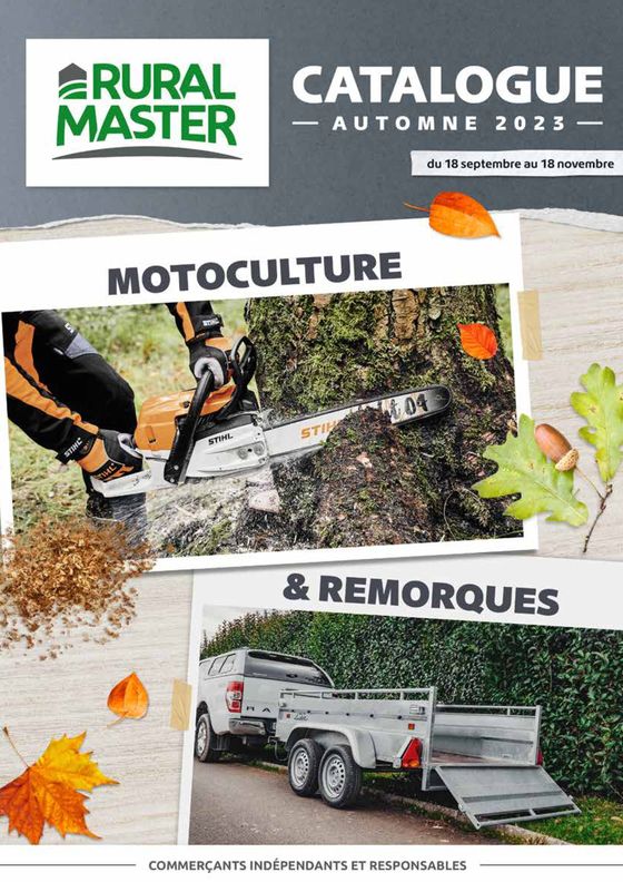 Catalogue Rural Master à Perpignan | Motoculture | 18/09/2023 - 18/11/2023