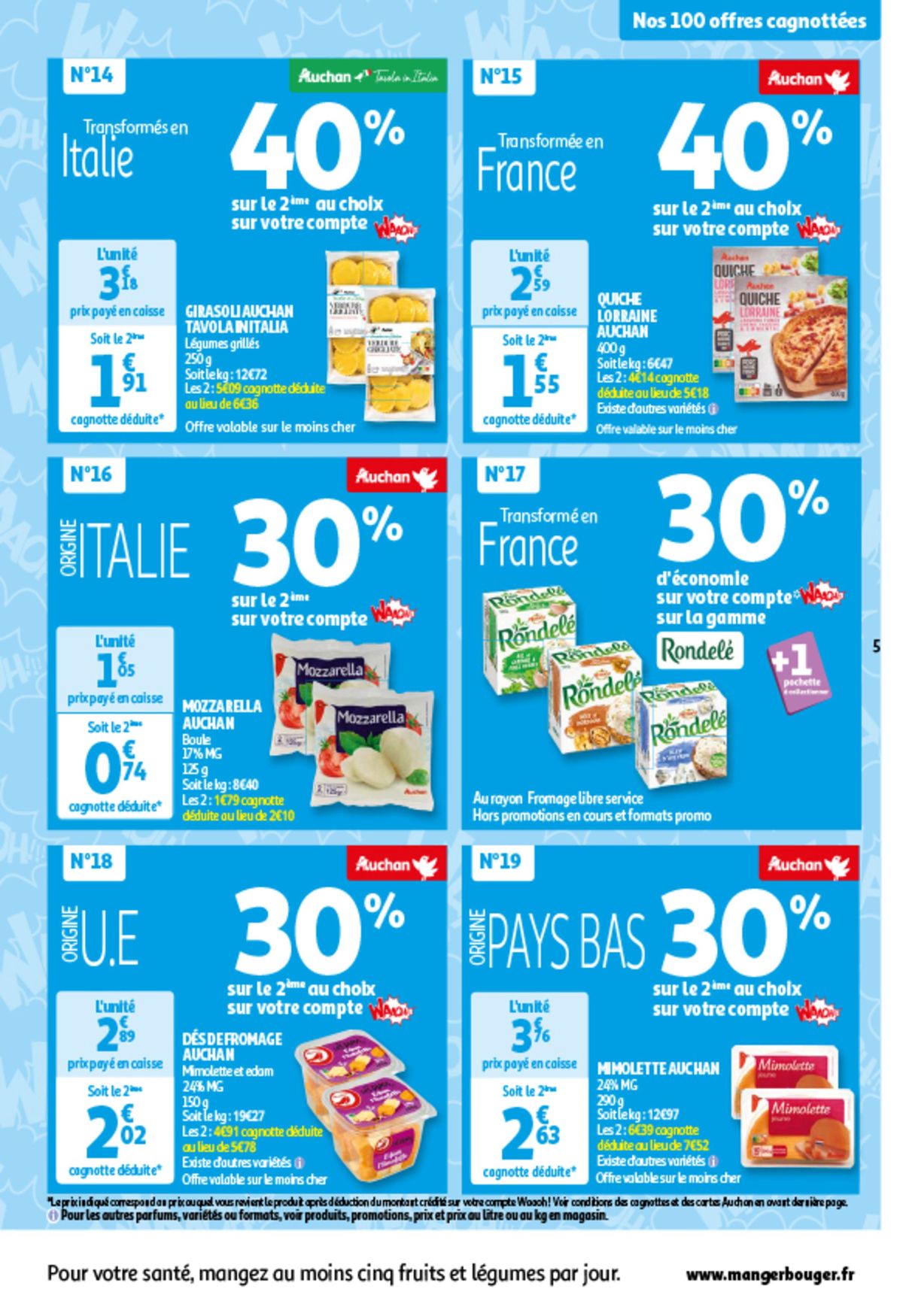 Catalogue Cumulez des euros sur votre cagnotte Auchan !, page 00005