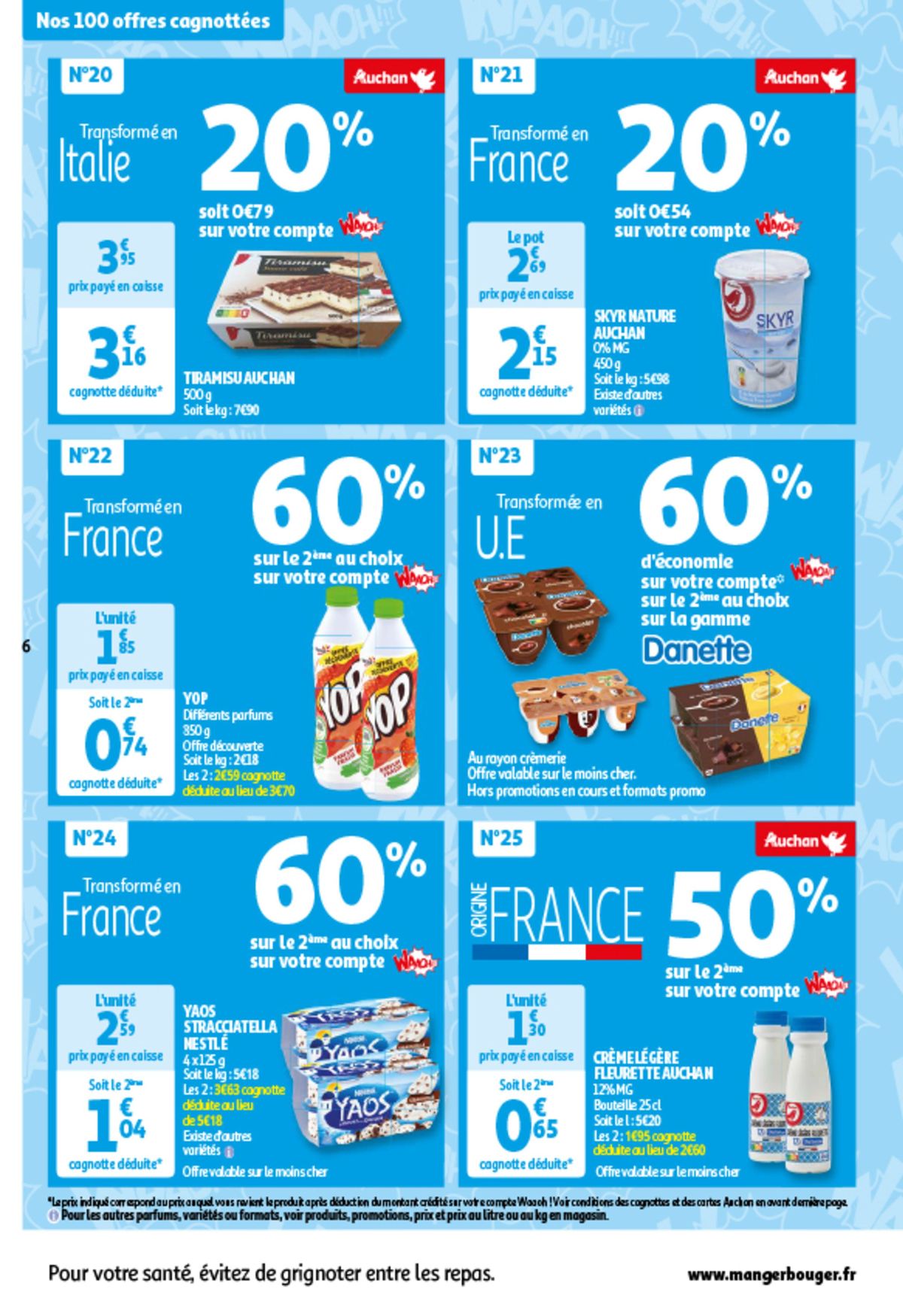 Catalogue Cumulez des euros sur votre cagnotte Auchan !, page 00006