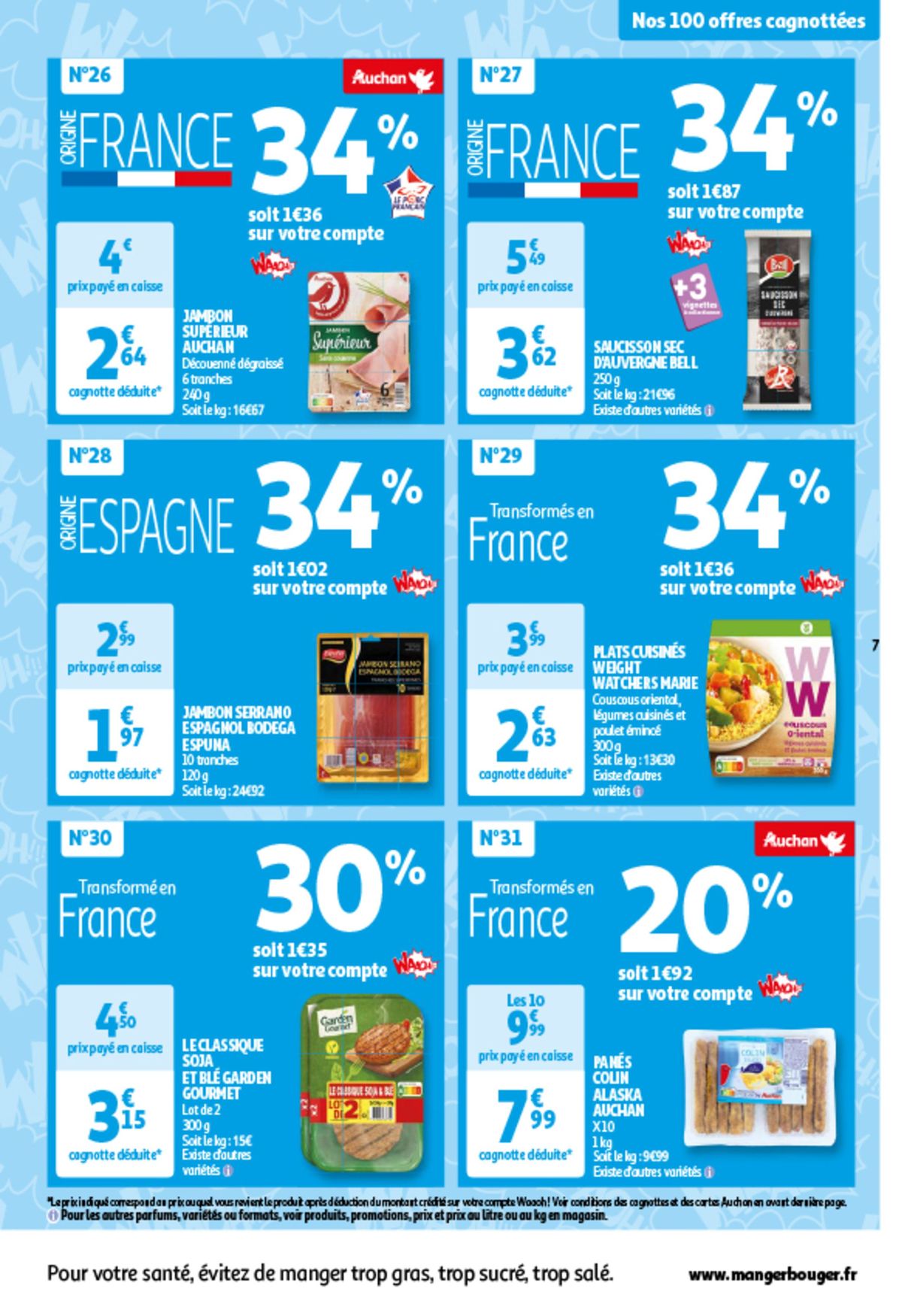 Catalogue Cumulez des euros sur votre cagnotte Auchan !, page 00007
