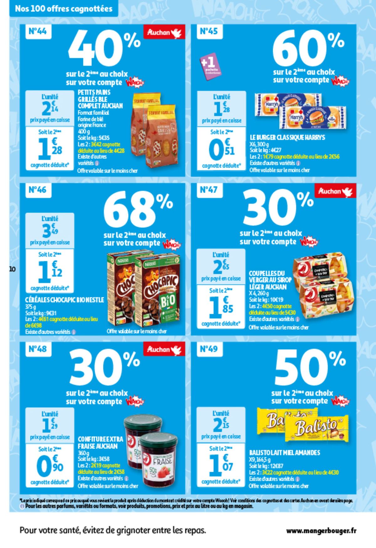 Catalogue Cumulez des euros sur votre cagnotte Auchan !, page 00010