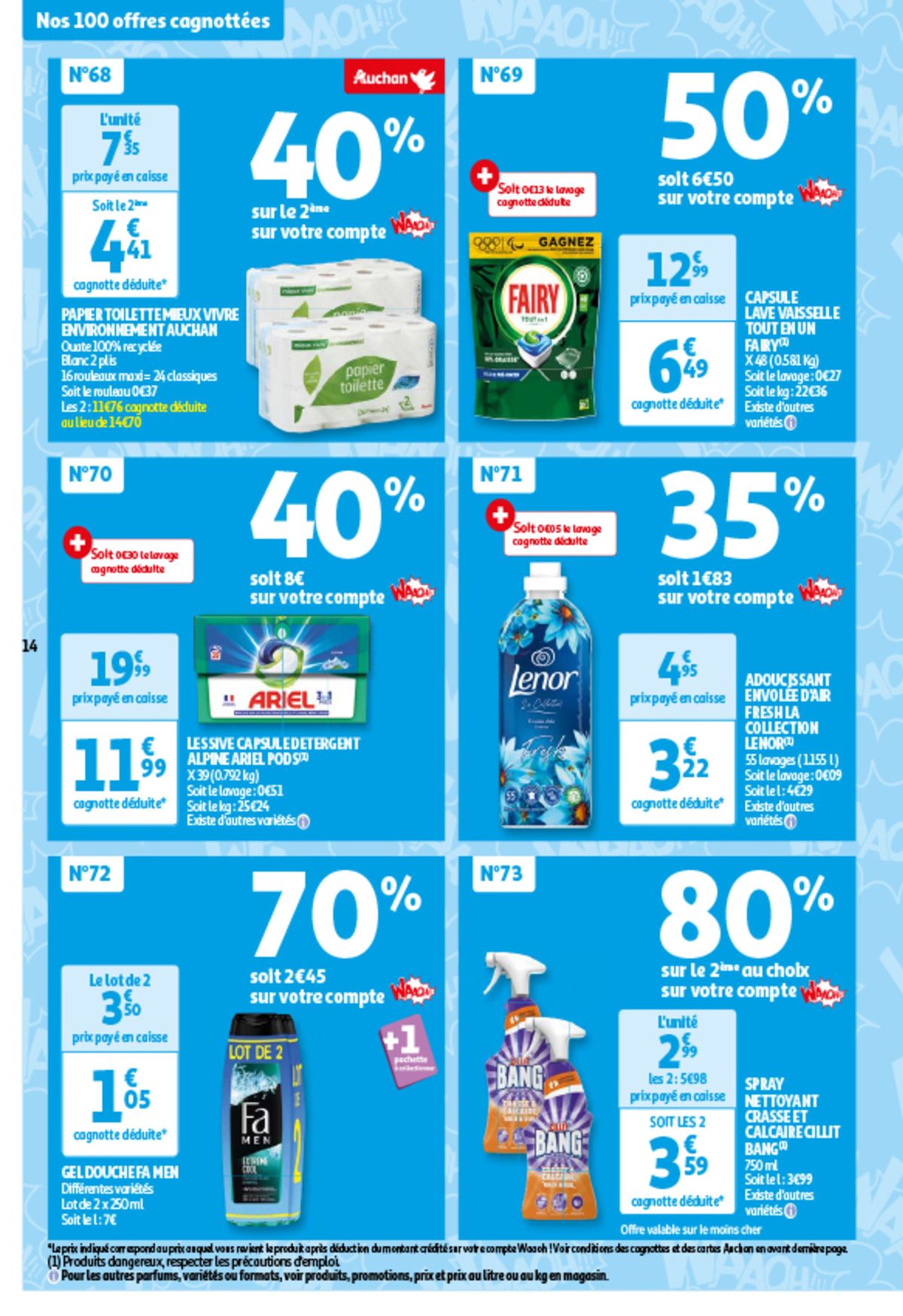 Catalogue Cumulez des euros sur votre cagnotte Auchan !, page 00014