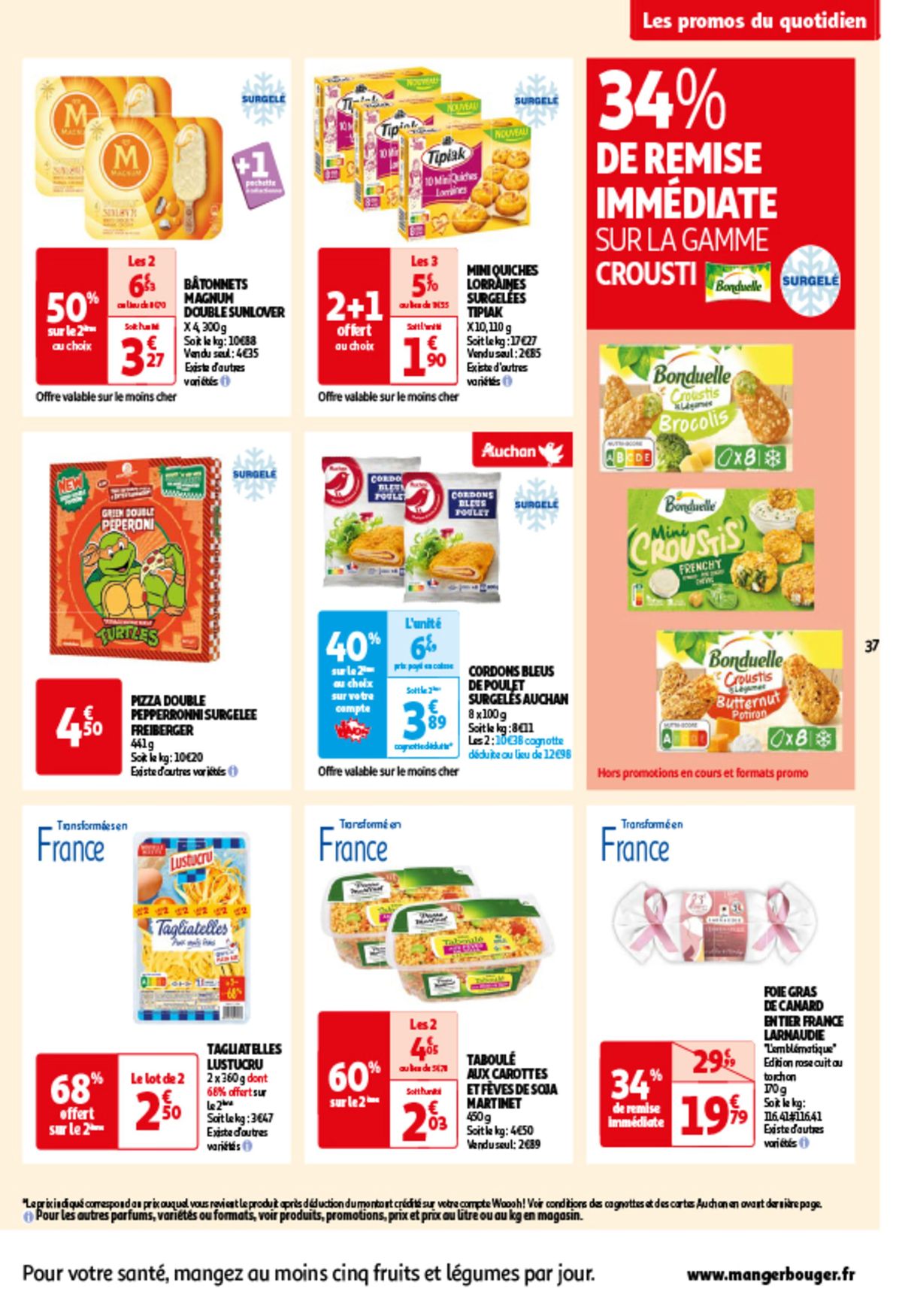 Catalogue Cumulez des euros sur votre cagnotte Auchan !, page 00038