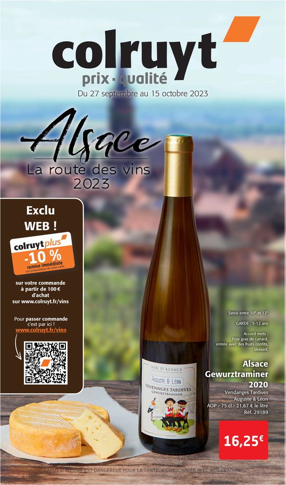 Catalogue Colruyt à Strasbourg | La route des vins 2023 | 27/09/2023 - 01/10/2023
