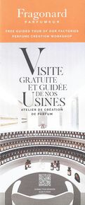 Catalogue Fragonard | VIS ISITE GRATUITE ET GUIDÉE USINES | 18/09/2023 - 31/12/2023