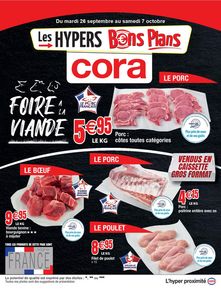 Catalogue Cora à Rennes | Foire à la viande | 26/09/2023 - 07/10/2023