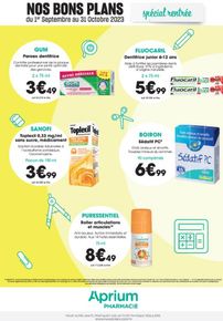 Catalogue Aprium Pharmacie | Nos bons plans ! | 19/09/2023 - 31/10/2023