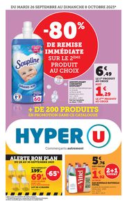 Catalogue Hyper U à Pontault-Combault | Hyper U | 26/09/2023 - 08/10/2023