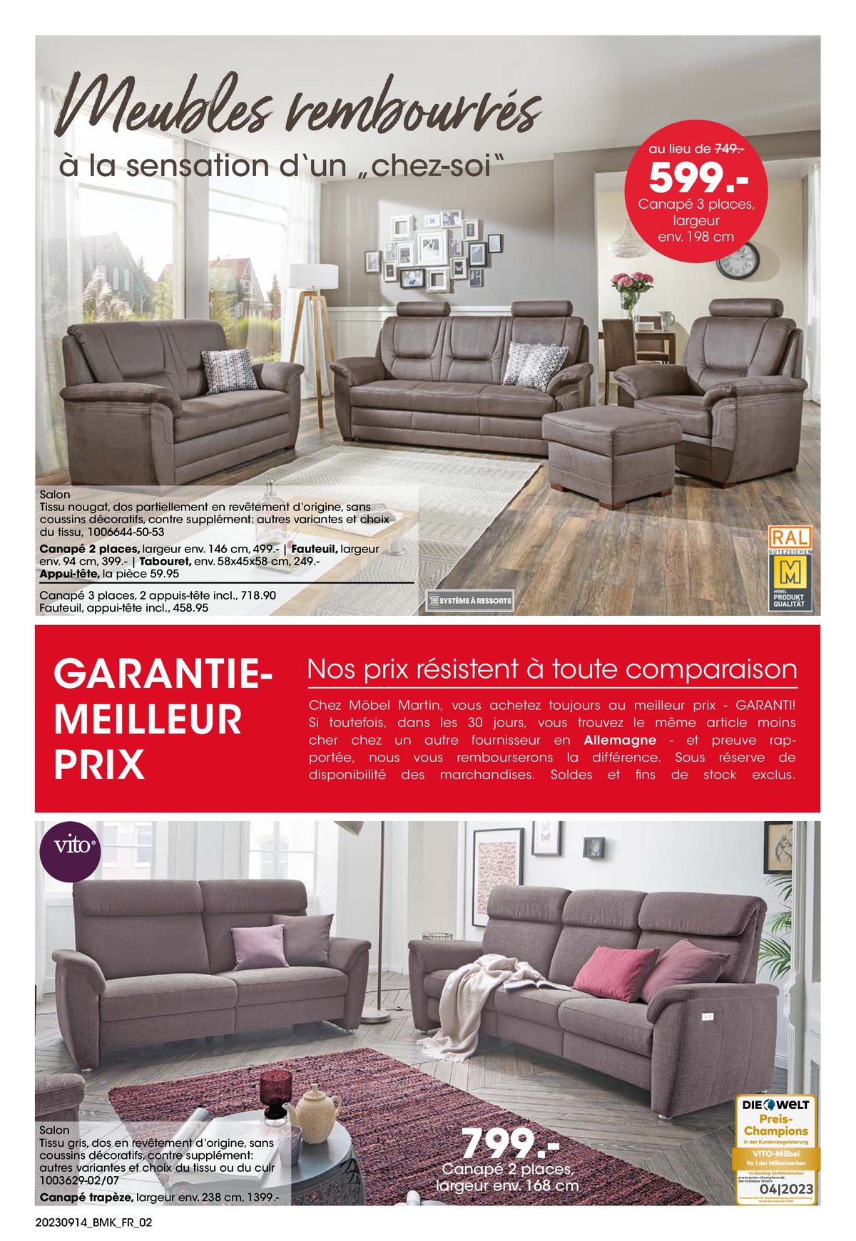 Catalogue Votre nouveau chez-vous avec GARANTIE-MEILLEUR PRIX, page 00002