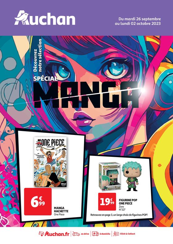 Catalogue Auchan Ouest | Manga | 26/09/2023 - 02/10/2023