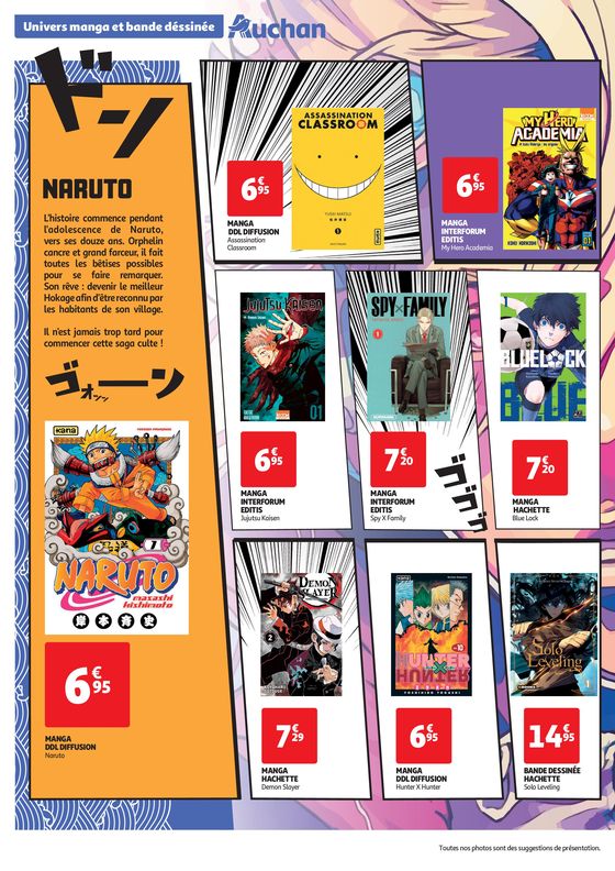Catalogue Auchan Ouest | Manga | 26/09/2023 - 02/10/2023