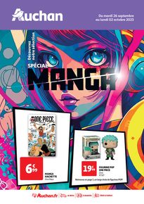 Catalogue Auchan Ouest à Poitiers | Manga | 26/09/2023 - 02/10/2023