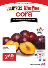 Catalogue Cora à Lille | Les offres marché du week-end | 21/09/2023 - 23/09/2023