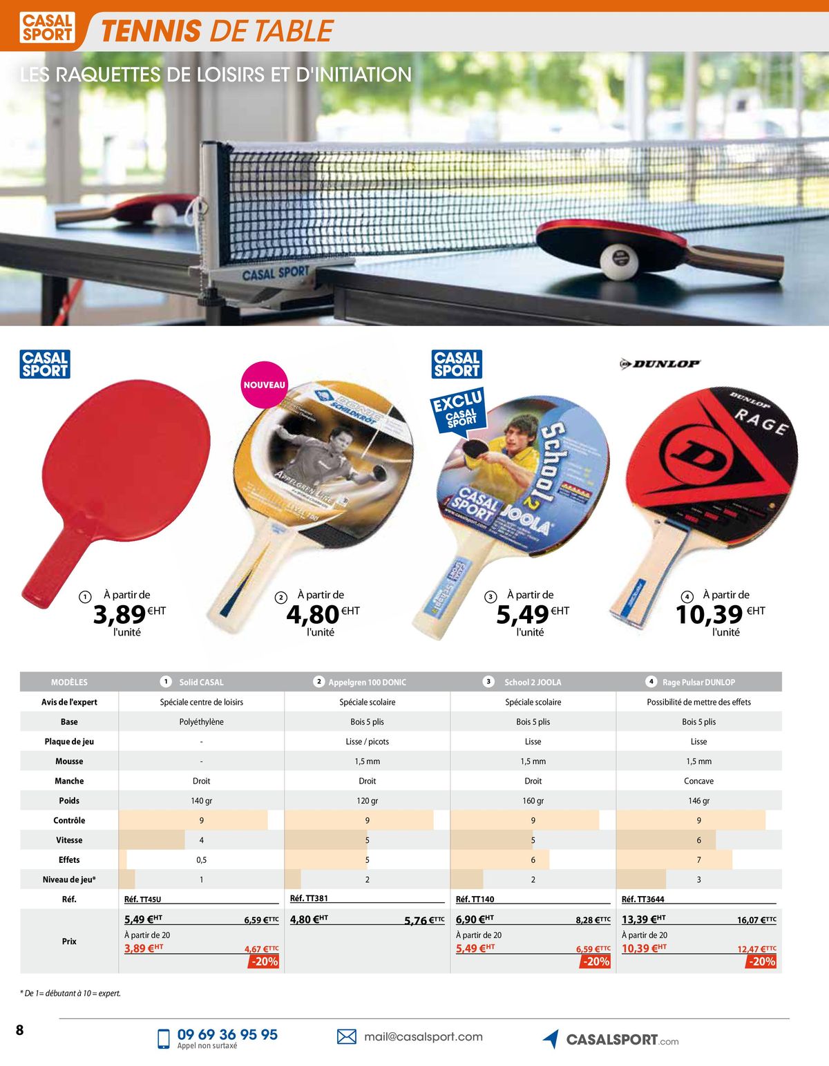 Catalogue Sports de raquettes, page 00004