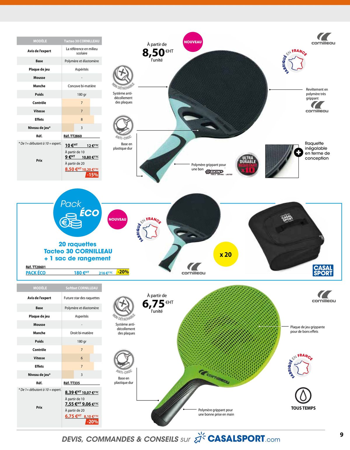 Catalogue Sports de raquettes, page 00005