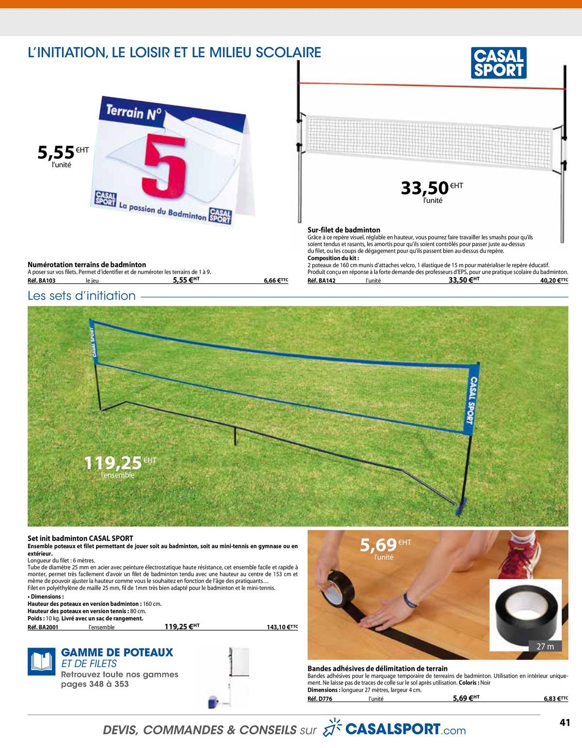 Catalogue Sports de raquettes, page 00037