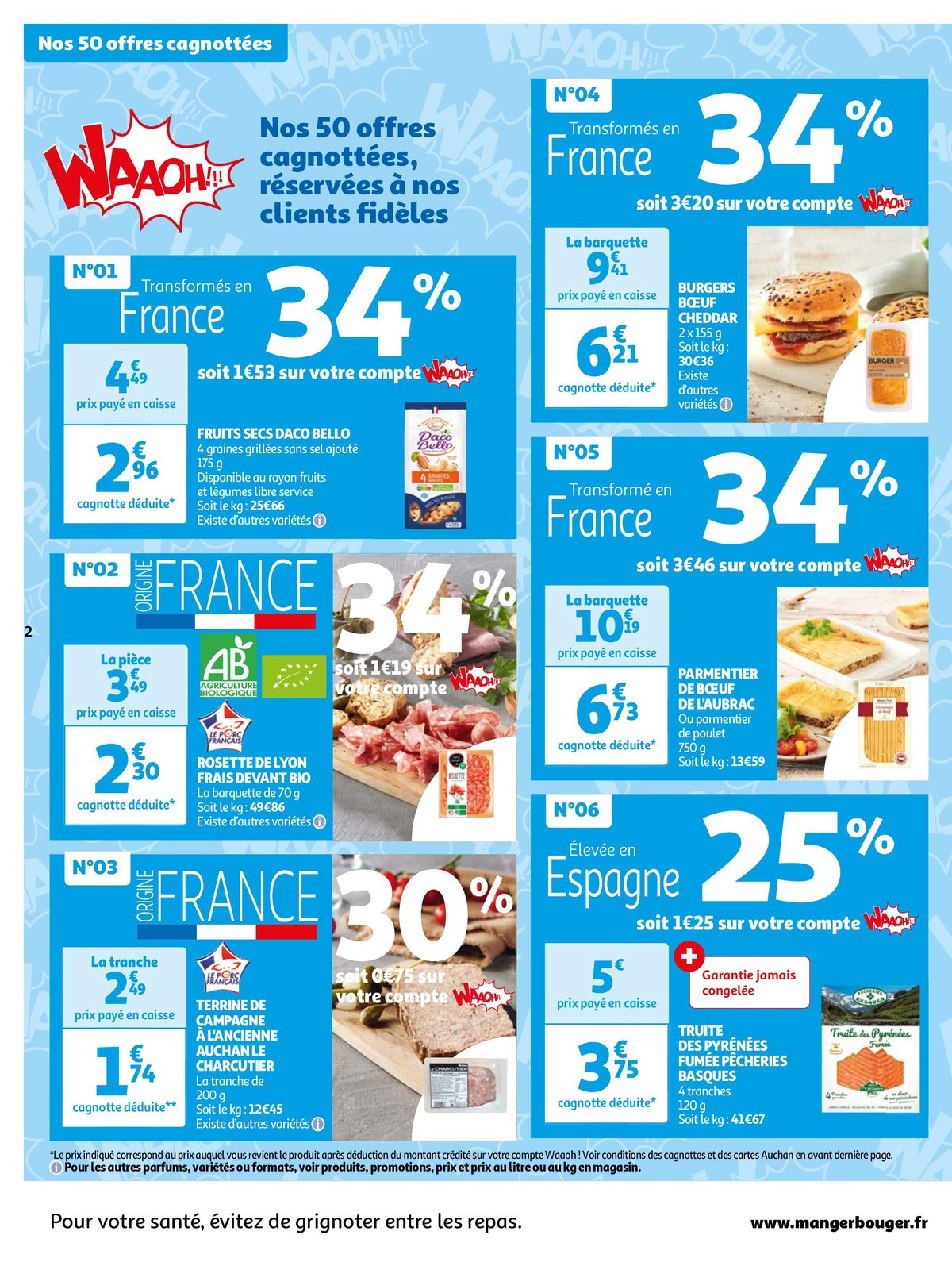 Catalogue Cette semaine cumulez des euros sur votre cagnotte Auchan !, page 00002