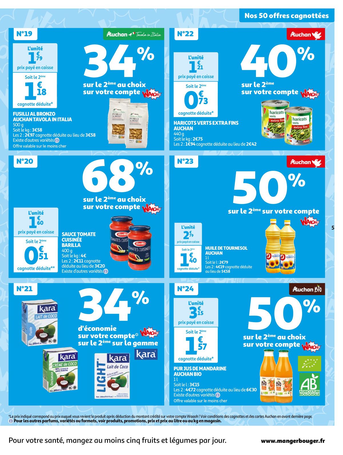 Catalogue Cette semaine cumulez des euros sur votre cagnotte Auchan !, page 00005