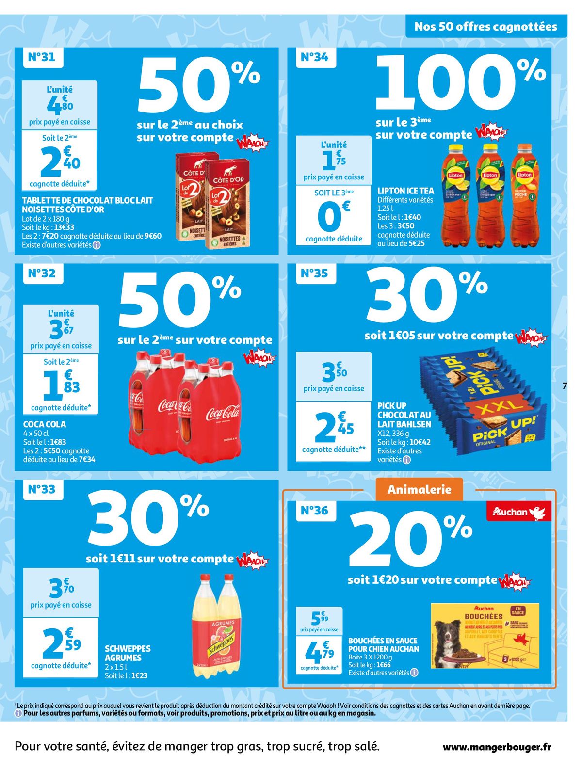 Catalogue Cette semaine cumulez des euros sur votre cagnotte Auchan !, page 00007