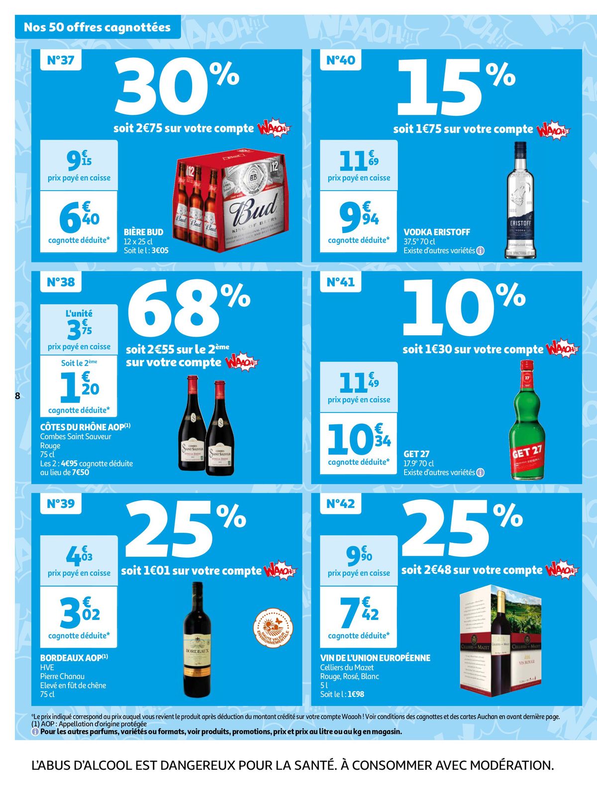 Catalogue Cette semaine cumulez des euros sur votre cagnotte Auchan !, page 00008