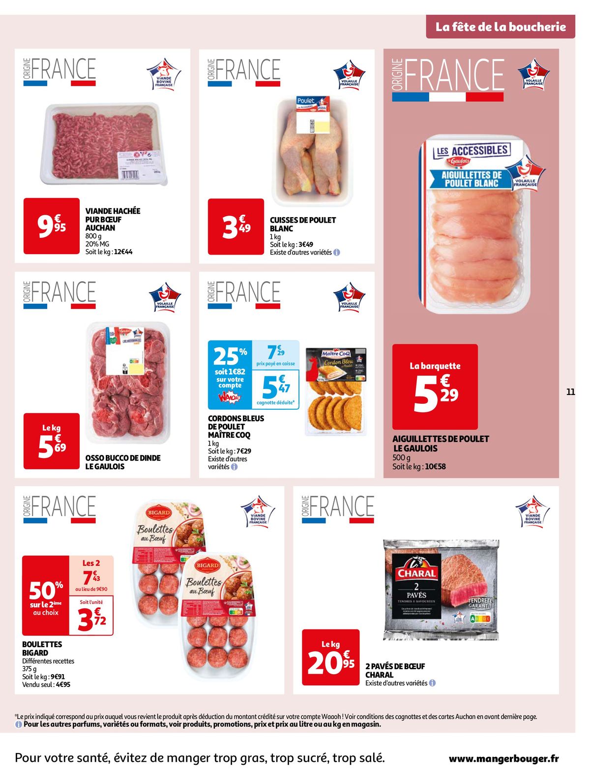 Catalogue Cette semaine cumulez des euros sur votre cagnotte Auchan !, page 00011