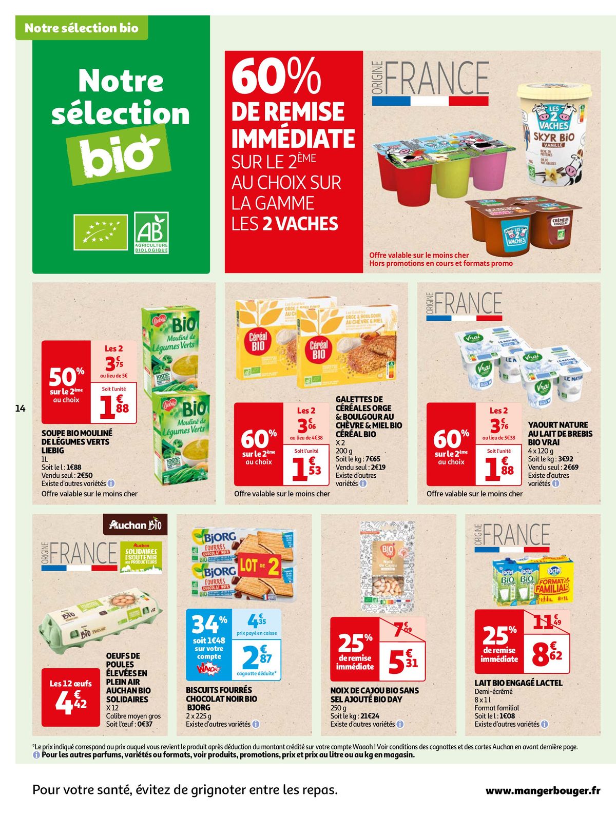 Catalogue Cette semaine cumulez des euros sur votre cagnotte Auchan !, page 00014