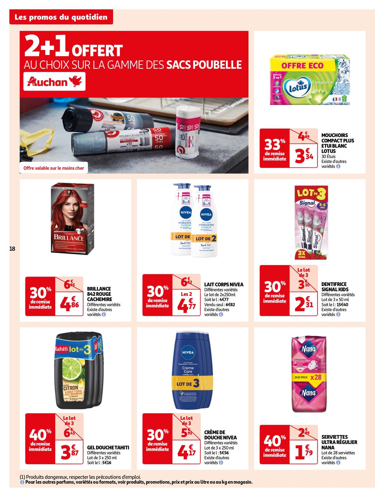 Catalogue Cette semaine cumulez des euros sur votre cagnotte Auchan !, page 00018